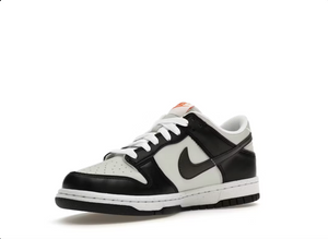 Nike Dunk Low Black Bright Mandarin Mini Swoosh