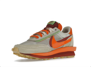 Nike LD Waffle sacai CLOT Kiss of Death Net Orange Blaze