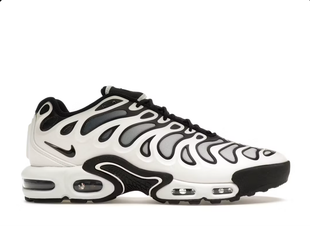 Nike Air Max Plus Drift White Black Metallic Silver