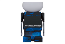 Load image into Gallery viewer, Bearbrick x F.C.R.B. x MLB (Los Angeles Dodgers) 100% &amp; 400% Set
