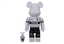 Load image into Gallery viewer, Bearbrick x F.C.R.B. x MLB (Chicago Blanc Sox) 100% &amp; 400% Set
