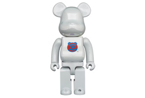 Bearbrick 20th Anniv. 1st Model 400% White Chrome