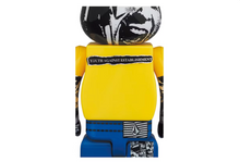 Load image into Gallery viewer, Bearbrick x Volcom 30th Anniversary 100% &amp; 400% Set Yellow/Blue
