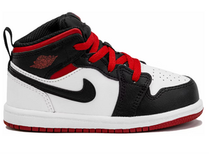 Jordan 1 Mid White Gym Red (TD)