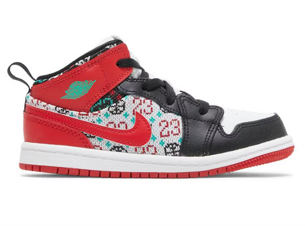 Jordan 1 Mid SE Ugly Christmas Sweater (TD)