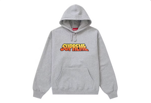 Supreme Gradient Hooded Sweatshirt Heather Grey