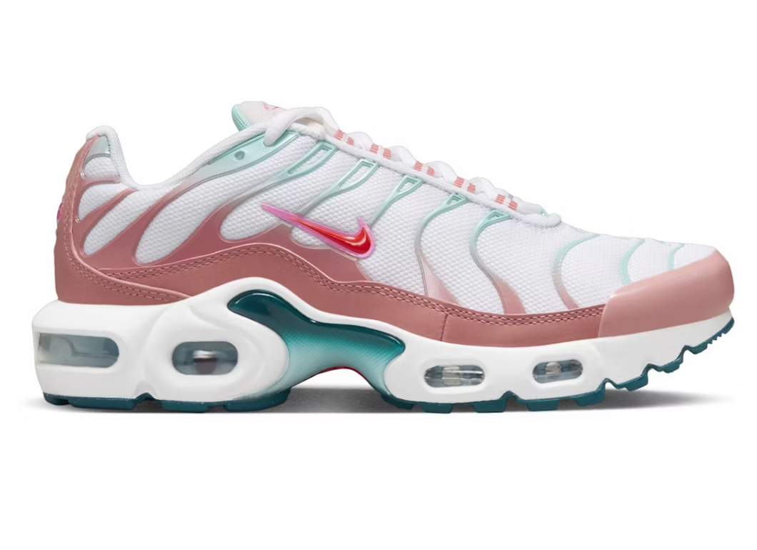 Nike Air Max Plus White Red Stardust Jade Ice Siren Red