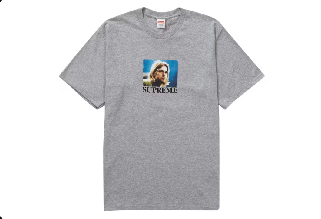 Supreme Kurt Cobain Tee Heather Grey