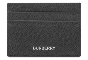 Burberry Grainy Leather Card Case (4 Card Slot) Black