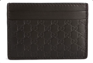 Gucci Microguccissima Card Case Black