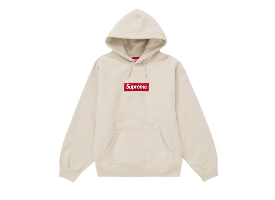 Supreme Box Logo Hooded Sweatshirt Sweatshirt (FW24) Stone