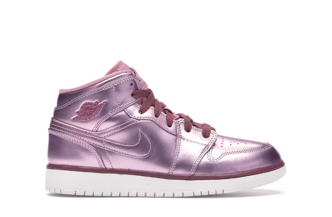 Jordan 1 Mid Pink Rise