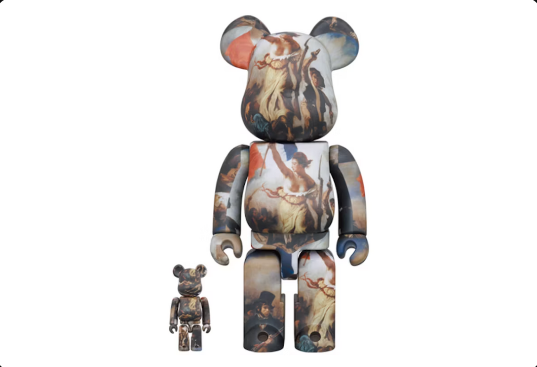 Bearbrick Eugène Delacroix (Liberty Leading the People) 100% & 400% Set