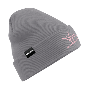 Beanie Grey and Pink