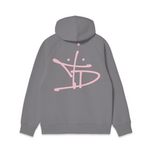 Load image into Gallery viewer, Hoodie Grey and Pink
