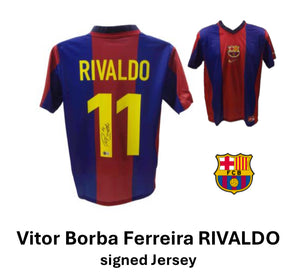 Victor Borba Ferreira RIVALDO Signed Official Player Jersey