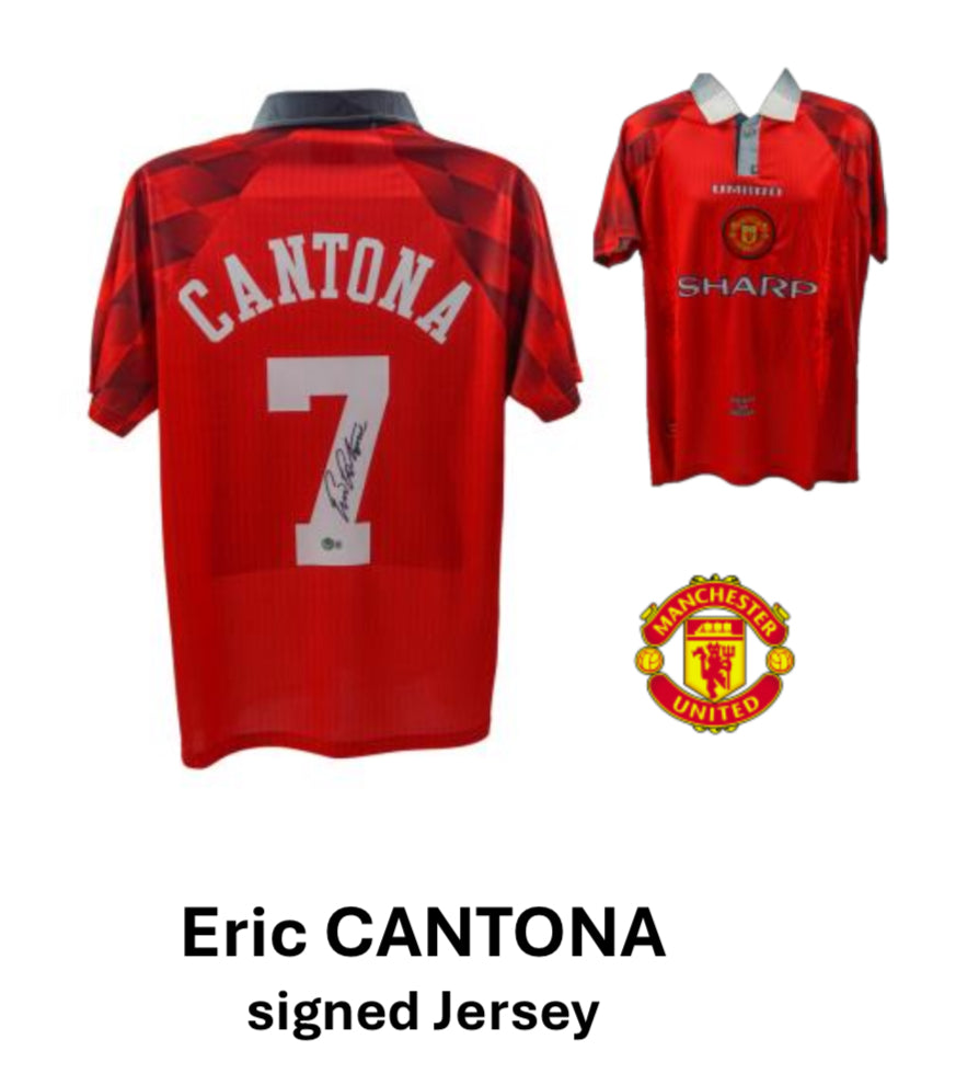 Eric CANTONA Signed Official Player Jersey