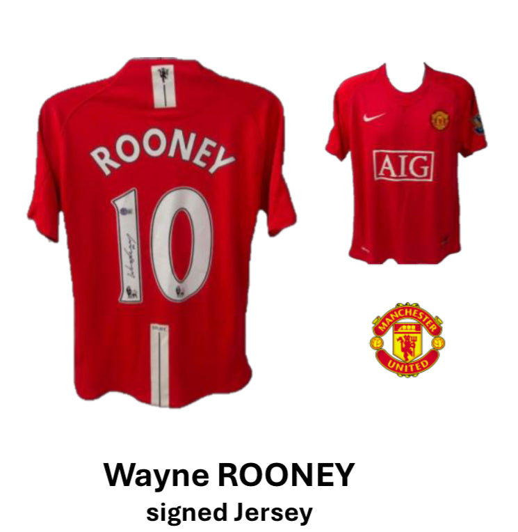 Wayne ROONEY Signed Official Player Jersey