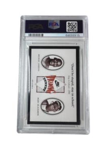 1991 NIKE #4 STAY IN SCHOOL 1991 MichaelJordan & Spike Lee PSA 7