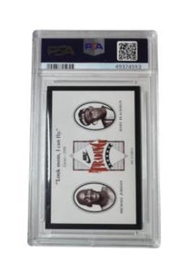 1991 NIKE #5 GENIE W/ LITTLE RICHARD MichaelJordan & Spike Lee PSA 7