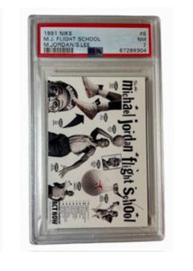 1991 NIKE #6 MI FLIGHT SCHOOL MichaelJordan & Spike Lee PSA 7