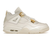 Load image into Gallery viewer, Jordan 4 Retro Metallic Gold
