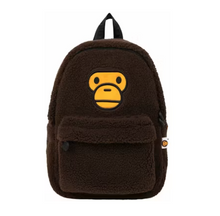 Load image into Gallery viewer, BAPE Baby Milo Fur Mini Backpack Brown PRE-ORDER
