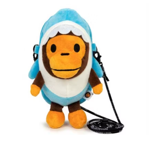 BAPE Baby Milo Plush Shark Mobile Bag Blue PRE-ORDER