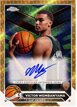 Load image into Gallery viewer, 2023-24 Topps Chrome NBA Basketball Monster Box Wembanyama Cards
