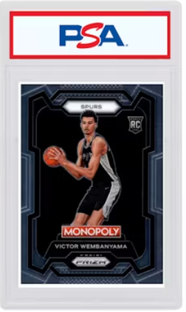 Victor Wembanyama 2023 Panini Prizm Monopoly Rookie #8 PAS 10