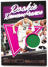 Load image into Gallery viewer, 2021-22 Hoops Rookie Remembrance Jayson Tatum card  RAW
