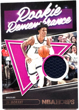 Load image into Gallery viewer, 2021-22 Hoops Rookie Remembrance Ja Morant RAW card
