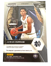 Load image into Gallery viewer, Panini Prizm 2021 Juwan Durham Rookie AUTO RAW
