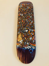 Load image into Gallery viewer, One of a Kind  painting on Skate Deck by Gerard Gademan called ROCK
