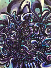 Load image into Gallery viewer, Gerard Gademan Painting PURPLE DREAM  One of a Kind, (Switzerland only Delivery)
