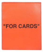 Load image into Gallery viewer, OFF-WHITE C/O VIRGIL ABLOH ORANGE QUOTE CARD HOLDER
