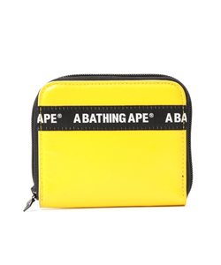 BAPE Logo Line Wallet Yellow