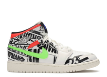 Load image into Gallery viewer, Jordan 1 Mid All Over Logos (GS) Size 4Y
