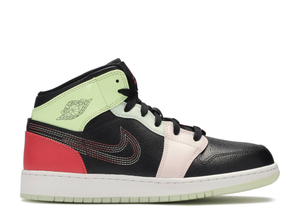 Jordan 1 Mid Glow-In-The-Dark (GS) Multi Sizes