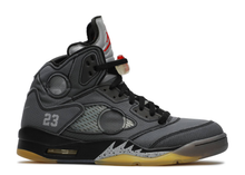 Load image into Gallery viewer, Jordan 5 Retro OFF-WHITE Black Size 8 US
