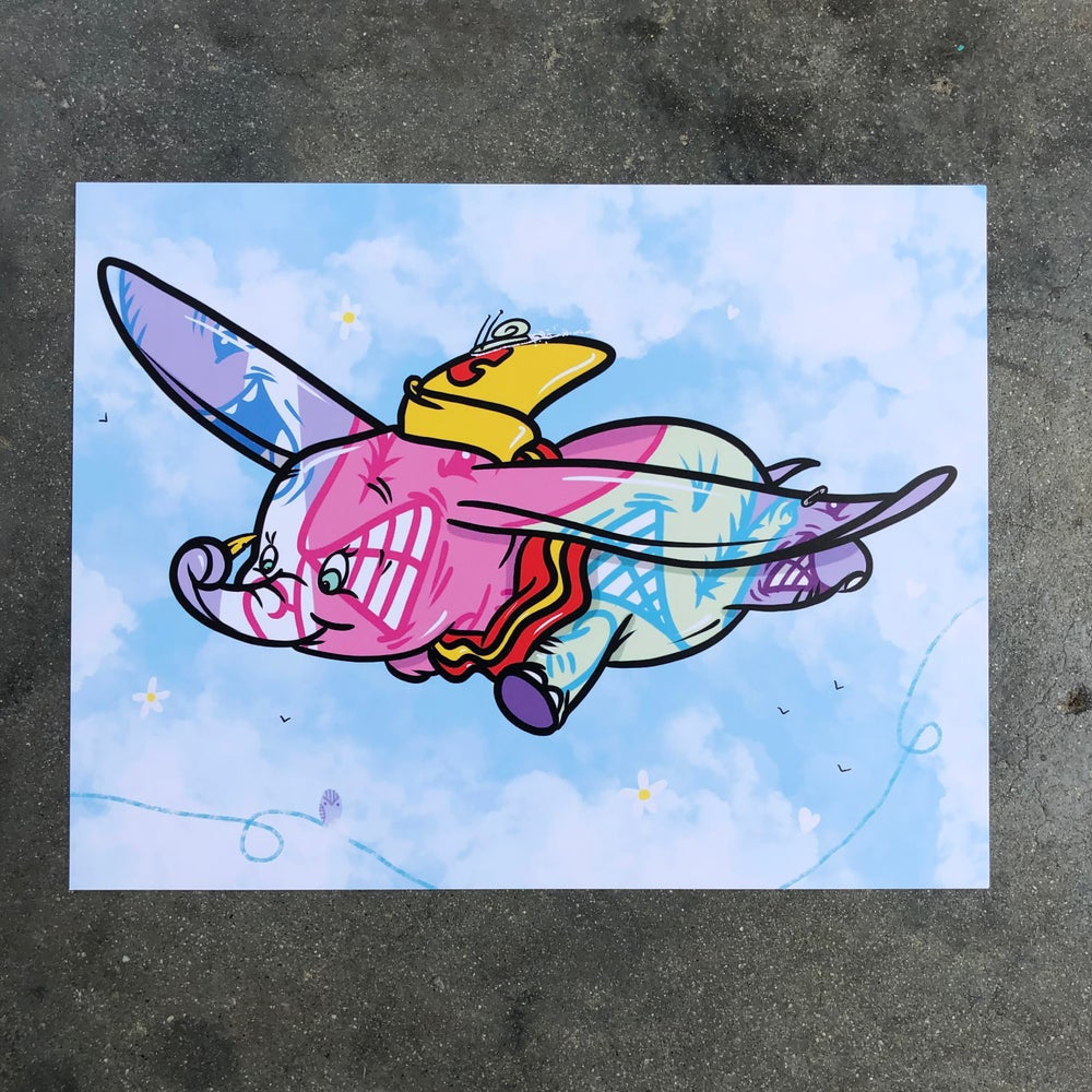 Fly 2 D by AngelOnce PRINT (Signed & Stamped)