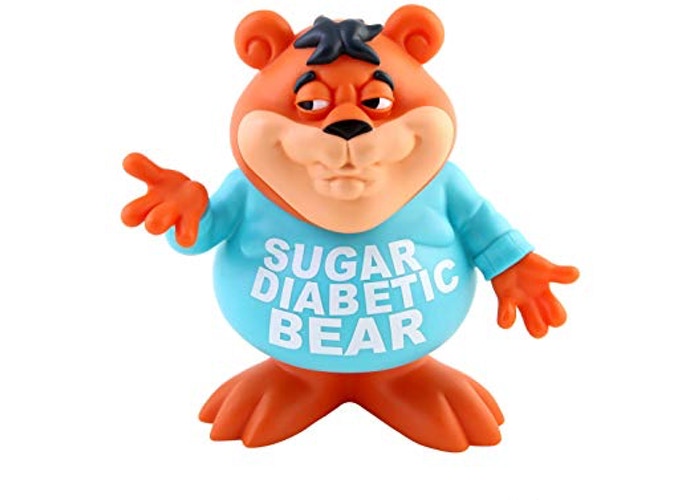 Ron English Popaganda Cereal Killers Sugar Diabetic Bear Figure Multi