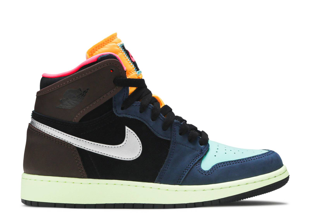 AIR JORDAN 1 RETRO HIGH GS 'TOKYO BIO HACK'  GS Multi Sizes