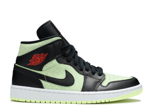 AIR JORDAN 1 MID SE 'BLACK BARELY VOLT' WMNS  Size 5.5W