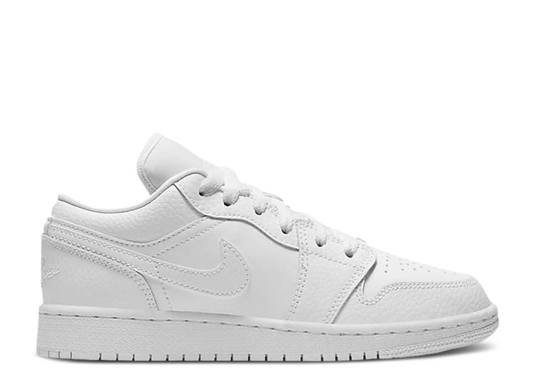 AIR JORDAN 1 LOW GS 'TRIPLE WHITE' Size 5.5Y