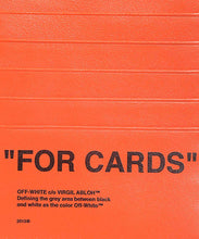 Load image into Gallery viewer, OFF-WHITE C/O VIRGIL ABLOH ORANGE QUOTE CARD HOLDER
