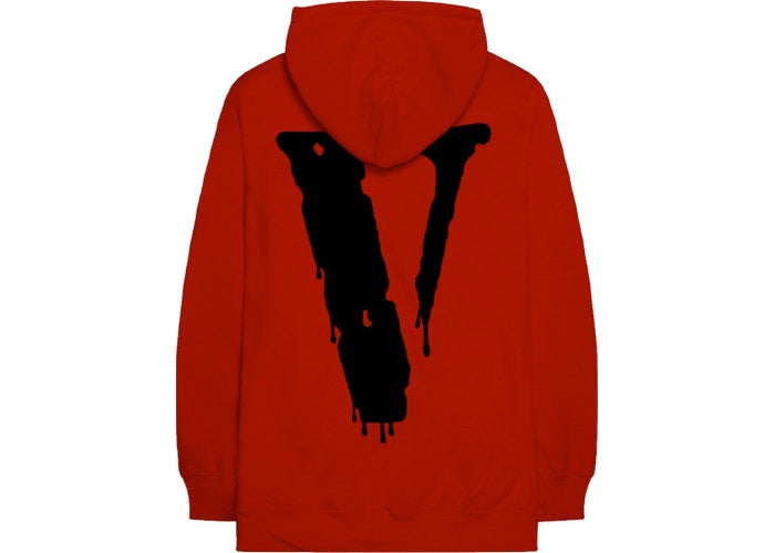 Nav x Vlone Drip Pullover Hoodie Red Size XL