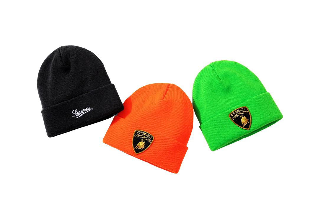 Supreme Automobili Lamborghini Beanie Green