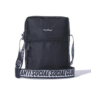 ANTI SOCIAL SOCIAL CLUB SHOULDER BAG - BLACK