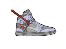 Load image into Gallery viewer, Air Jordan 1 x OFF-WHITE “White” Sneaker Pin
